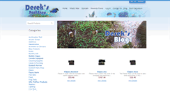 Desktop Screenshot of dereksreefshop.ca